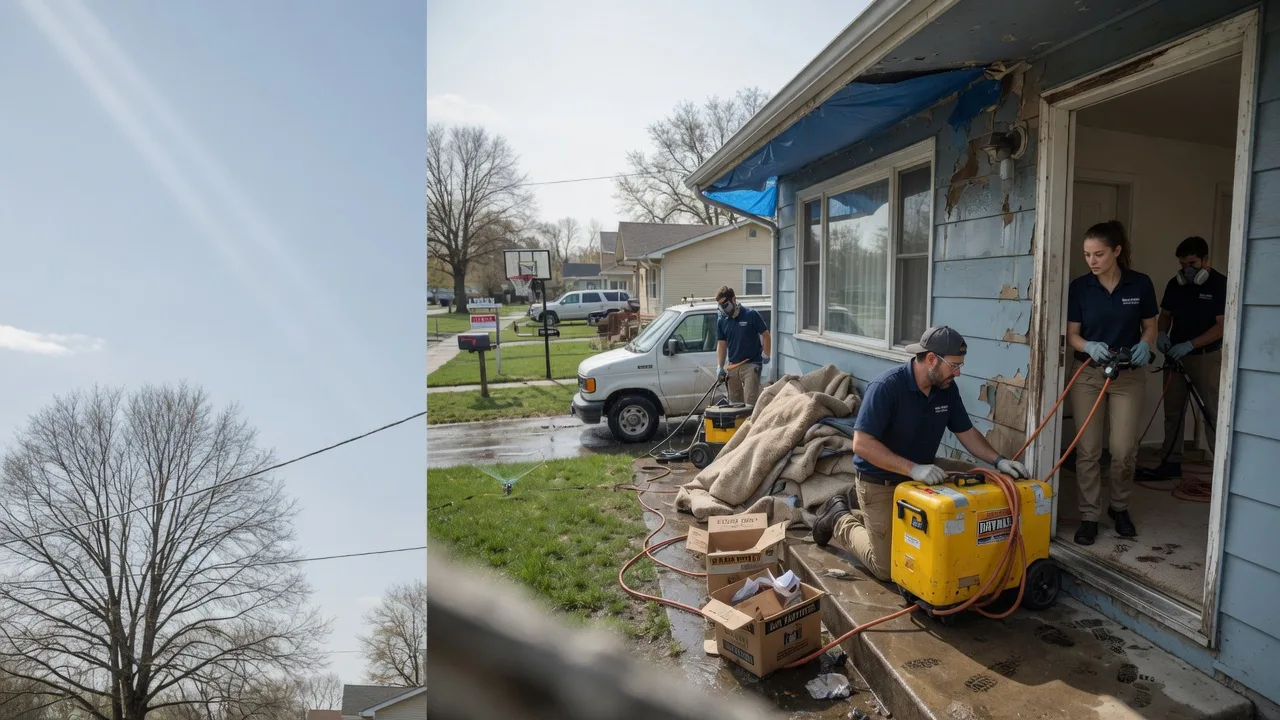 Basement Flood Cleanup in Cary, IL near me